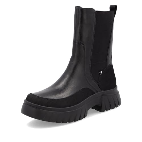 Rieker Evolution Damen Chelsea Boots W1872, Frauen Stiefeletten, lose Einlage,halbstiefel,Kurzstiefel,uebergangsschuhe,Weiss (01),42 EU / 8 UK von Rieker