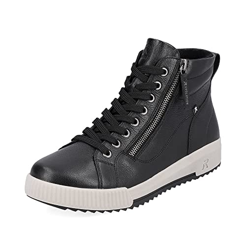 Rieker Evolution Damen Low-Top Sneaker W0164, Frauen Halbschuhe,lose Einlage,straßenschuhe,Strassenschuhe,Sportschuhe,schwarz (00),41 EU / 7.5 UK von Rieker