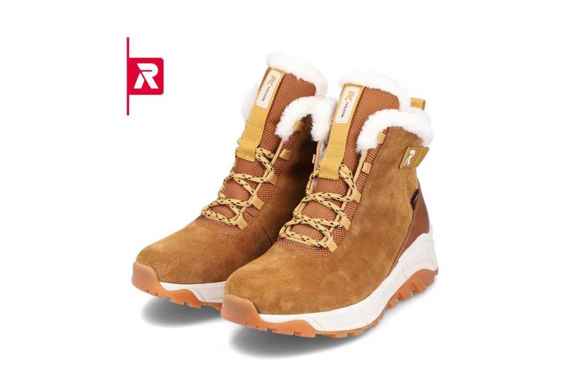 Rieker Evolution W0060-22 Rauhleder (Stiefel und Innenfutter) hellbraun Damen Winterstiefel von Rieker