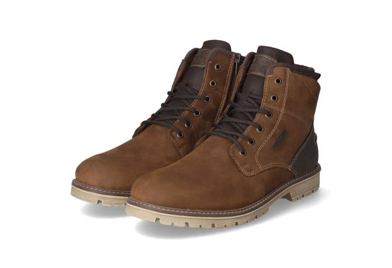 Rieker Rieker - male - F3614-25 - Leder und Synthetik - braun Schnürstiefel von Rieker