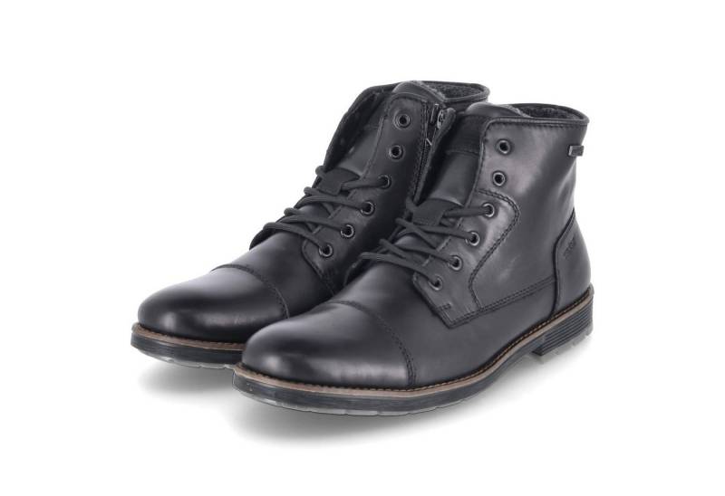 Rieker Rieker F4546-00 Herren Glattleder schwarz Schnürstiefel von Rieker
