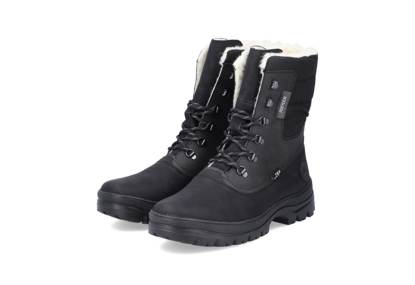 Rieker F5424-01 (wasserabweisend, atmungsaktiv, seitlicher Reissverschluss) Winterstiefel von Rieker