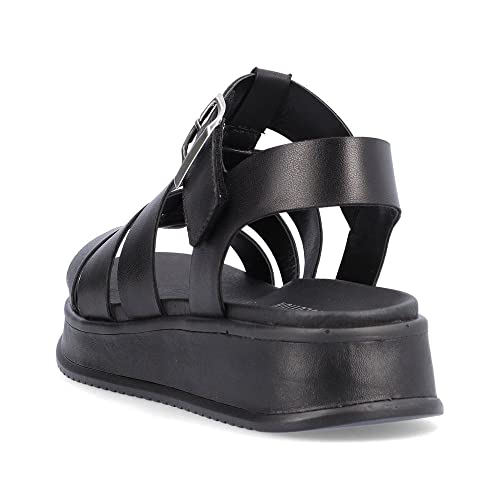 Rieker FSK Damen Sandalen, schwarz(schwarz), Gr. 42 von Rieker