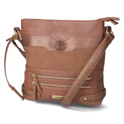 Rieker H1346-22 Handtasche Synthetik Damen in braun - Gr. S von Rieker