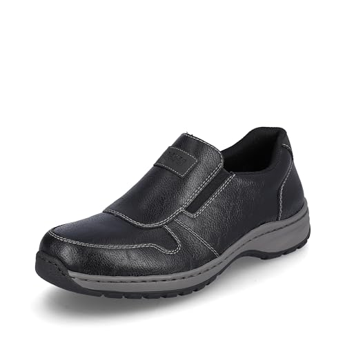 Rieker Herren 03355 Slipper, Schwarz, 43 EU X-Weit von Rieker