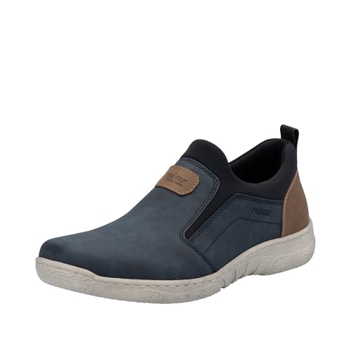Rieker Herren 03555 Slipper, Blau, 44 EU von Rieker