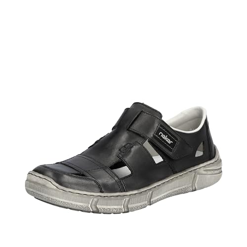 Rieker Herren 04050 Halbschuhe, Grau, 44 EU von Rieker