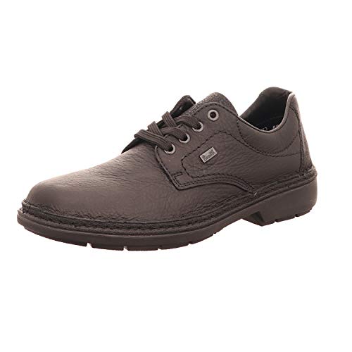 Rieker Herren 05001 Derbys, Schwarz (Schwarz/Schwarz 00), 46 EU von Rieker