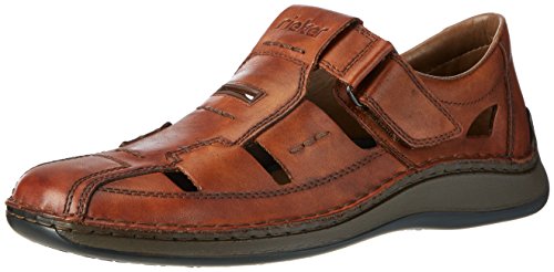 Rieker Herren 05284 Sandalen, Braun (amaretto/24), 44 EU von Rieker