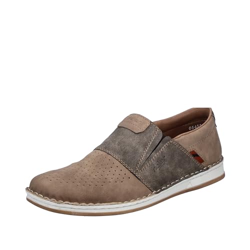 Rieker Herren 05455 Slipper, Beige, 41 EU von Rieker