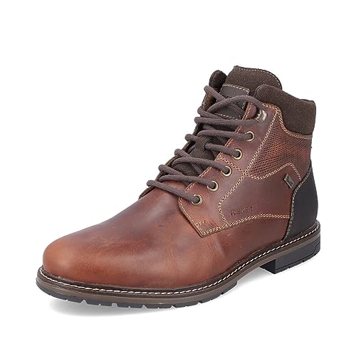 Rieker Herren Schnürstiefel 13740, Männer Stiefel, wasserabweisend, riekerTEX,winterstiefel,winterschuhe,uebergangsstiefel,braun (24),45 EU / 10.5 UK von Rieker