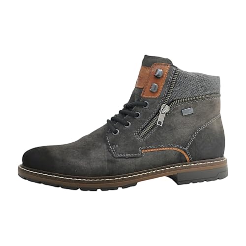 Rieker Herren 13743 Schnürstiefel, Grau, 44 EU von Rieker