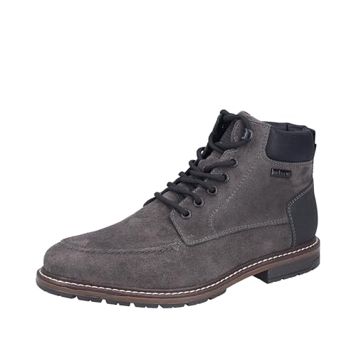 Rieker Herren 13744 Schnürstiefel, Grau, 41 EU von Rieker
