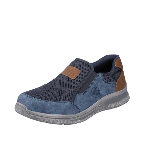 Rieker Herren 14852 Slipper, blau, 45 EU von Rieker