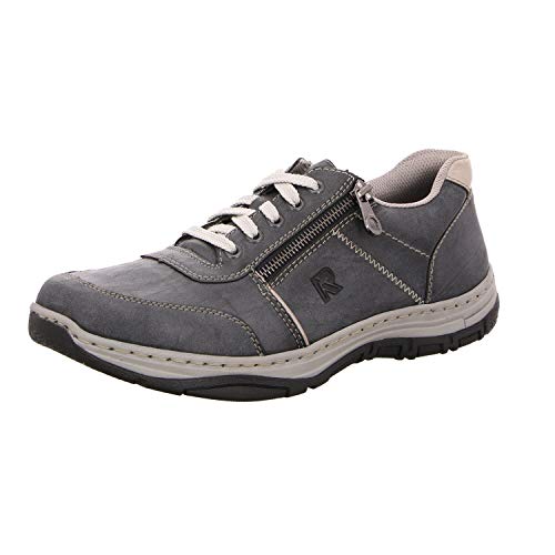 Rieker Herren 16300 Sneaker, Grau (Graphit/Ice) von Rieker