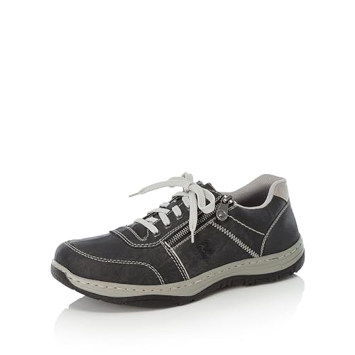 Rieker Herren 16300 Sneaker, Grau (Graphit/Ice) von Rieker