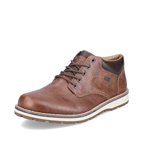 Rieker Herren Bequemschuhe 18440, Männer Schnürhalbschuhe,wasserdicht,riekerTEX,Schnuerung,lace-up Shoes,Low-tie,schnürer,braun (25),44 EU / 9.5 UK von Rieker