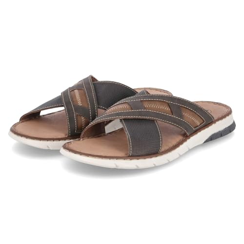 Rieker Herren Pantolette in braun - Gr. 41 Rieker Herren Pantolette in braun - Gr. 41 von Rieker