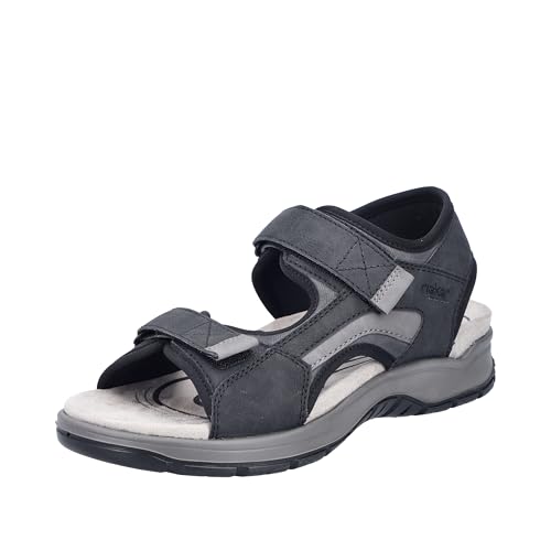 Rieker Herren 26952 Trekkingsandalen, Schwarz, 42 EU von Rieker