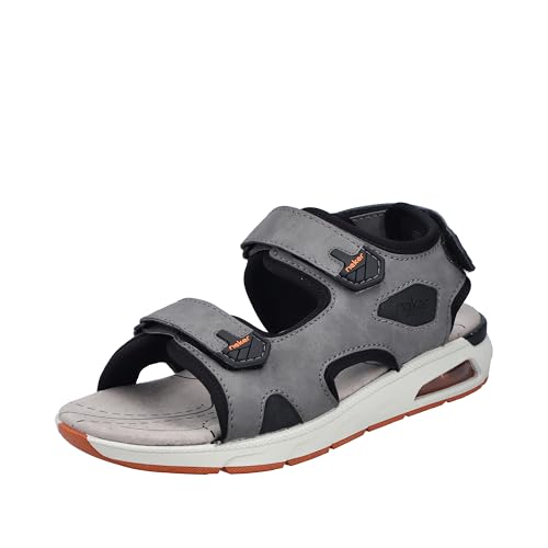 Rieker Herren 29151 Trekkingsandalen, Grau, 47 EU von Rieker