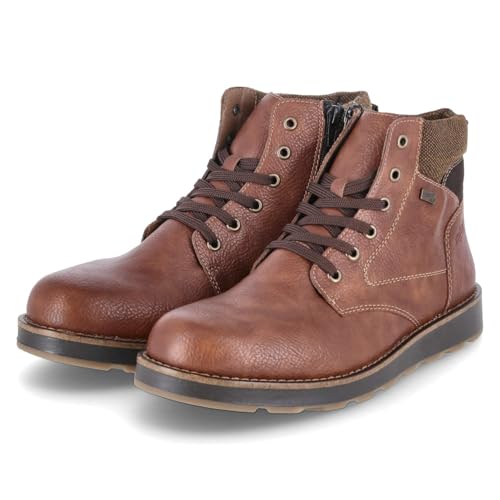 Rieker Herren Stiefel mit Warmfutter in braun - Gr. 43 von Rieker