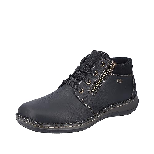 Rieker Herren 3043 Schnürstiefel, Schwarz, 42 EU Weit von Rieker
