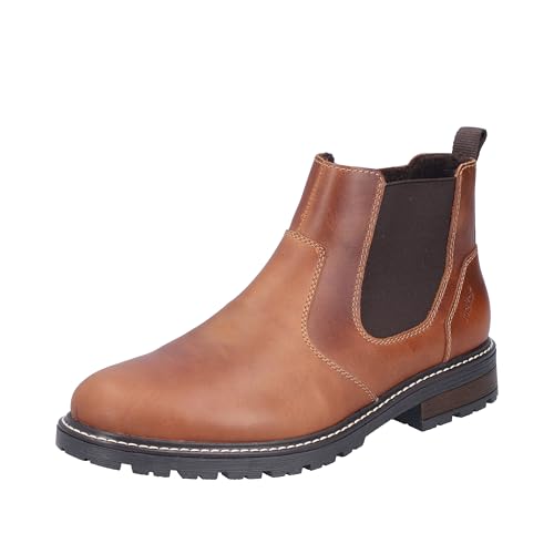 Rieker Herren 32052 Chelsea-Boot, Braun, 46 EU von Rieker