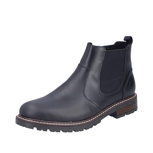 Rieker Herren 32052 Chelsea-Boot, Schwarz, 46 EU von Rieker