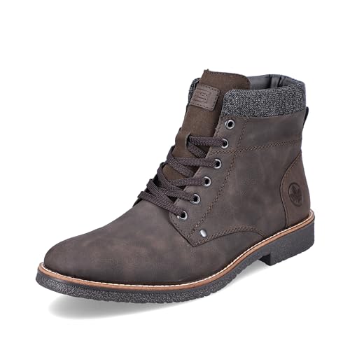 Rieker Herren Bequemschuhe 33640, Männer Schnürhalbschuhe,Schnuerung,lace-up Shoes,Low-tie,Komfortschuhe,Halbschuhe,bequem,braun (25),42 EU / 8 UK von Rieker