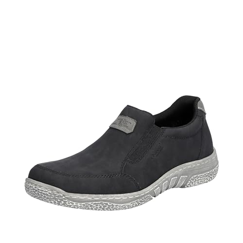 Rieker Herren 3553 Slipper, Schwarz, 45 EU Weit von Rieker