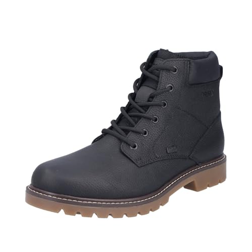 Rieker Herren 38842 Schnürstiefel, Schwarz, 43 EU von Rieker