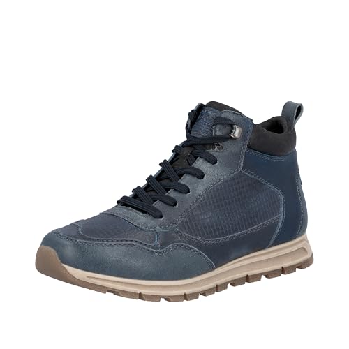 Rieker Herren B0508 Sneaker High, Blau, 45 EU von Rieker