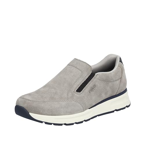 Rieker Herren B0750 Slipper, Grau, 45 EU von Rieker