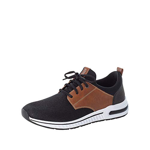 Rieker Herren B4761 Sneaker, Schwarz Kombi, 41 EU von Rieker