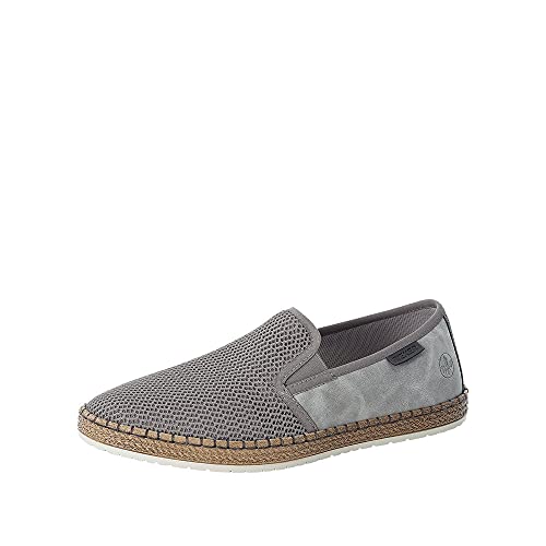 Rieker Espadrilles für Herren B5265-43 grau / 43 Gr. 40 von Rieker