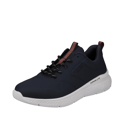 Rieker Herren B6414 Sneaker, blau, 41 EU von Rieker