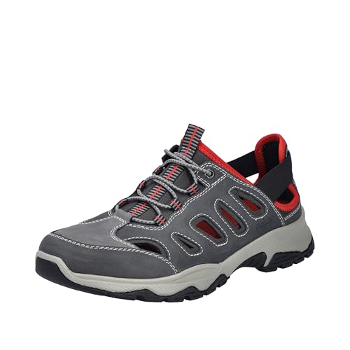 Rieker Herren B8366 Slipper, Grau, 45 EU Rieker Herren B8366 Slipper, Grau, 45 EU von Rieker