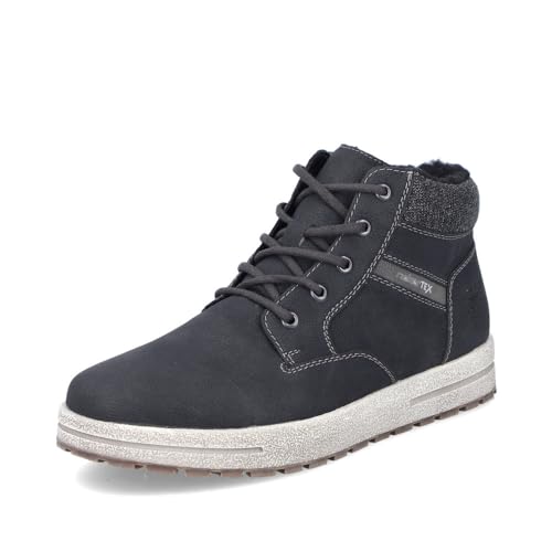 Rieker Herren Sneaker 30741, Männer Schnürschuhe,Schnuerer,straßenschuhe,Strassenschuhe,Schnuerung,lace-up Shoes,schwarz (00),46 EU / 11 UK von Rieker