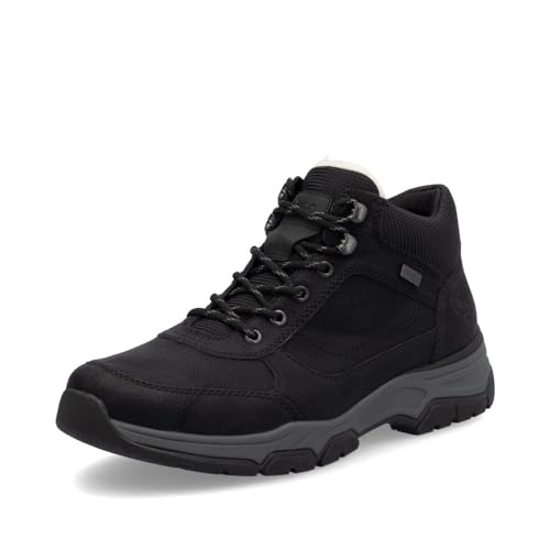 Rieker Herren Sneaker 31211, Männer Schnürschuhe,lose Einlage,lace-up Shoes,schnürer,Halbschuhe,Freizeitschuhe,Low-tie,schwarz (00),42 EU / 8 UK von Rieker