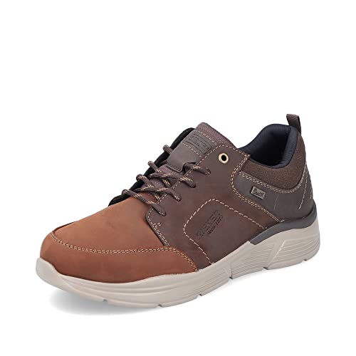 Rieker Herren Bequemschuhe B5000, Männer Schnürschuhe,Halbschuhe,schnürer,flexibel,wasserdicht,tex,Schnuerschuhe,Low-tie,braun (23),45 EU / 10.5 UK von Rieker