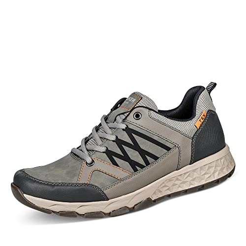 Rieker Herren Bequemschuhe B6711, Männer Schnürhalbschuhe,lose Einlage,wasserdicht,riekerTEX,bequem,Schnuerschuhe,lace-up,grau (40),46 EU / 11 UK von Rieker