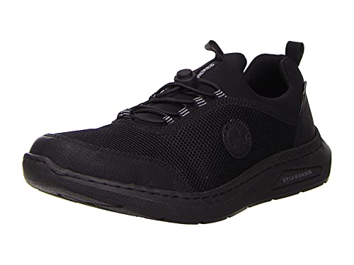 Rieker Herren Bequemschuhe B7261, Männer Schnürhalbschuhe,Strassenschuhe,Schnuerung,Shoes,Low-tie,Komfortschuhe,Halbschuhe,schwarz (00),44 EU / 9.5 UK von Rieker