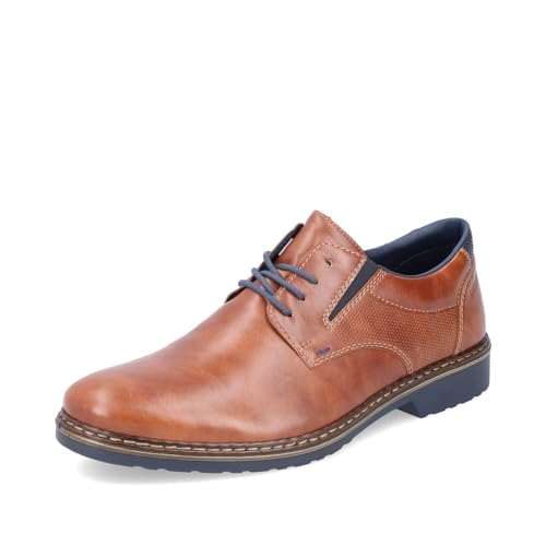 Rieker Herren Businessschuhe 16505, Männer Schnürschuhe,Strassenschuhe,lace-up Shoes,Low-tie,schnürer,Anzugschuhe,Office,braun (24),44 EU / 9.5 UK von Rieker