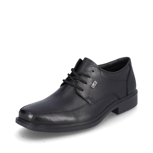 Rieker Herren Businessschuhe B0013, Männer Schnürschuhe, wasserabweisend, riekerTEX,Derby schnürung,Freizeit,Schnuerer,schwarz (00),41 EU / 7.5 UK von Rieker
