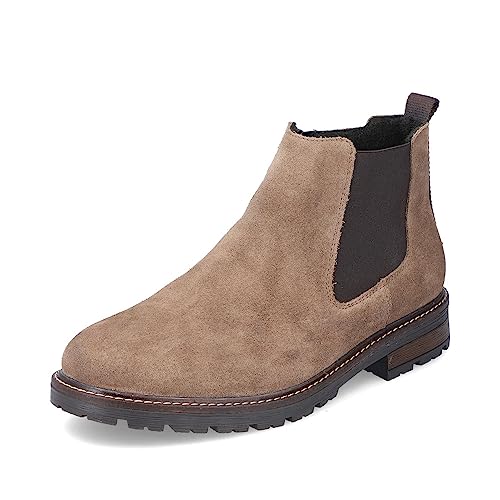 Rieker Herren Chelsea Boots 32051, Männer Stiefeletten,bootee,booties,halbstiefel,kurzstiefel,uebergangsschuhe,beige (64),42 EU / 8 UK von Rieker