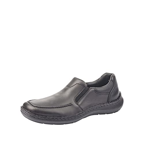 Rieker Herren Frühjahr/Sommer 03064 Slipper, Schwarz (Schwarz/Schwarz/Schwarz/ 01 01), 43 EU von Rieker