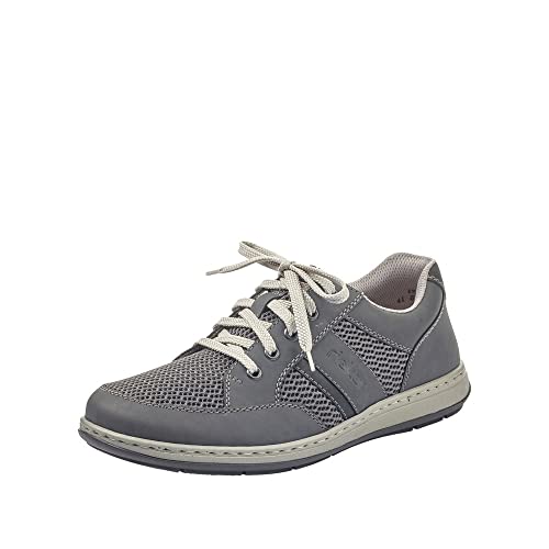 Rieker Herren Frühjahr/Sommer 17310 Derbys, Grau Blei Blei Schwarz 45, 44 EU von Rieker