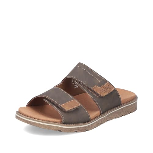 Rieker Herren Klassische Sandalen 24394, Männer Sandalen,Sommerschuhe,Freizeitschuhe,offene Schuhe,Strandschuhe,braun (25),44 EU / 9.5 UK von Rieker