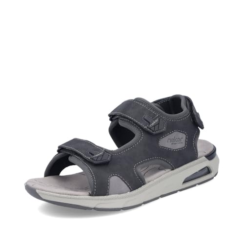 Rieker Herren Klassische Sandalen 29151, Männer Sandalen,Sommerschuhe,Freizeitschuhe,offene Schuhe,Strandschuhe,schwarz (00),47 EU / 12 UK von Rieker