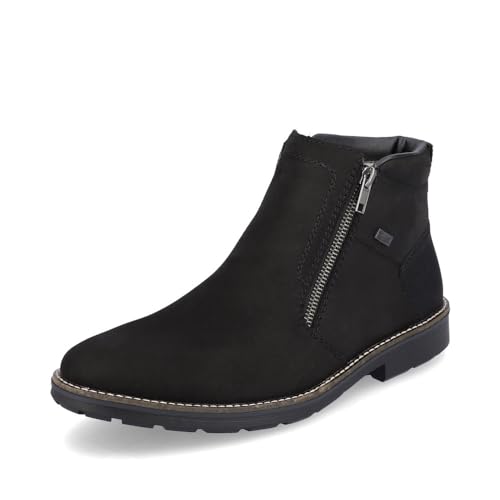 Rieker Herren Klassische Stiefeletten 15353, Männer Stiefeletten,bootee,booties,halbstiefel,kurzstiefel,uebergangsschuhe,schwarz (00),44 EU / 9.5 UK von Rieker